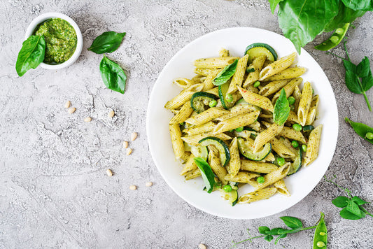 Creamy Dairy-Free Pesto Pasta