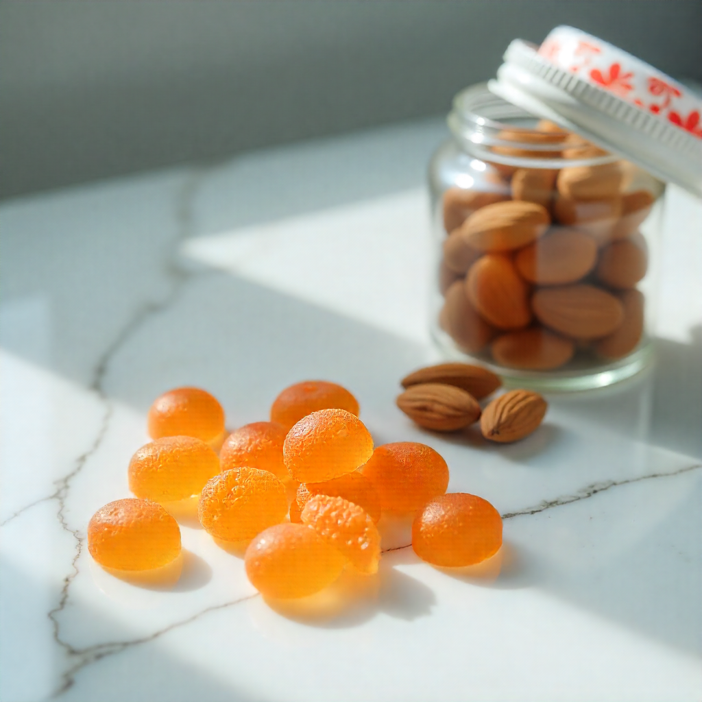 Almond Milk Orange Blossom Energy Gummy With Guayusa