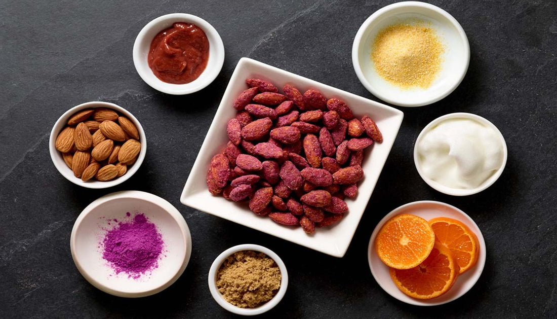 Pickled Plum-Tangerine Almonds