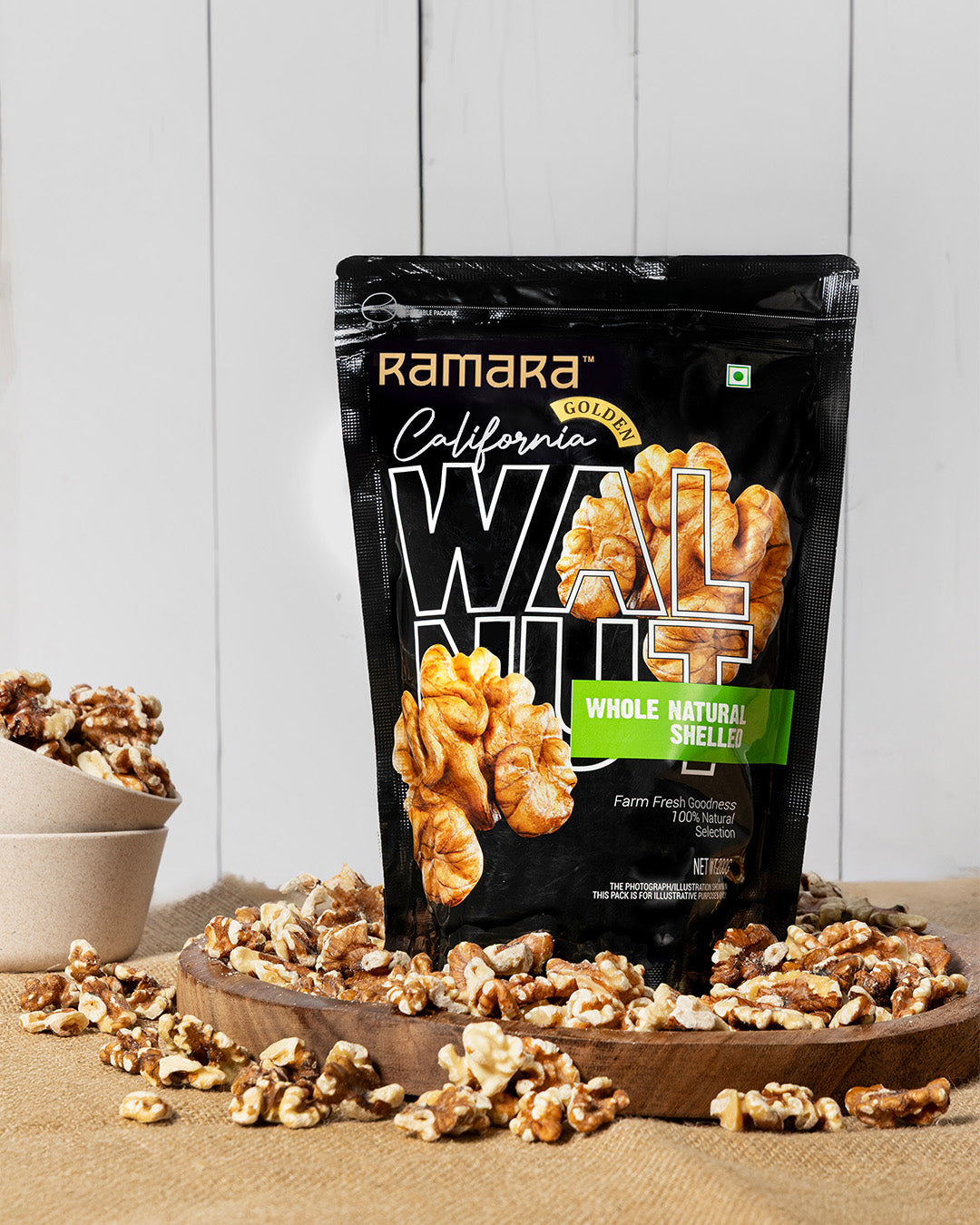 Whole Natural Shelled Walnuts