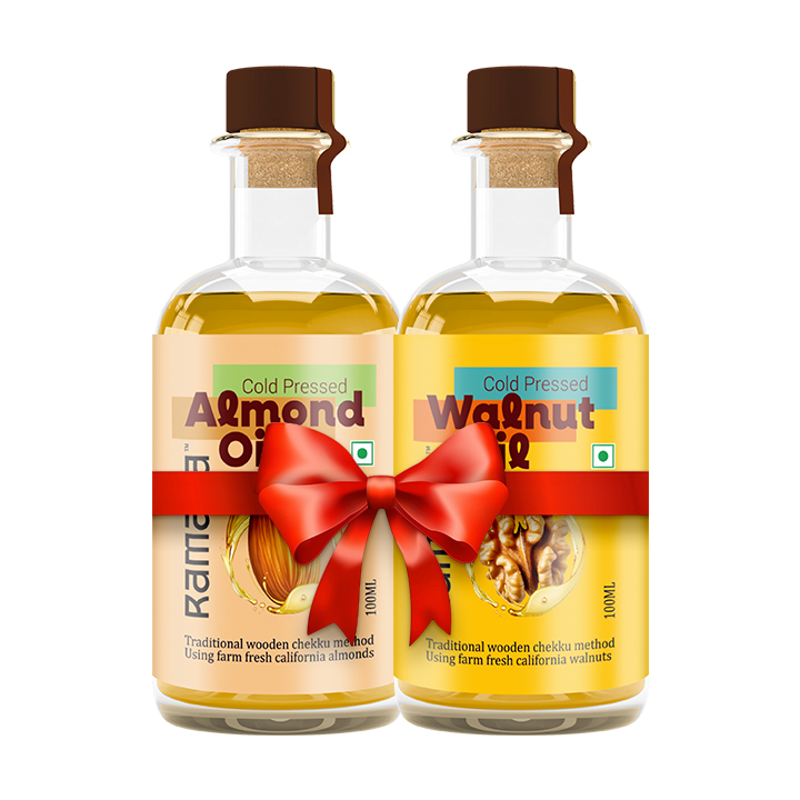 Almond Oil 100 Ml & Walnut Oil 100ml - (Pack of 2)