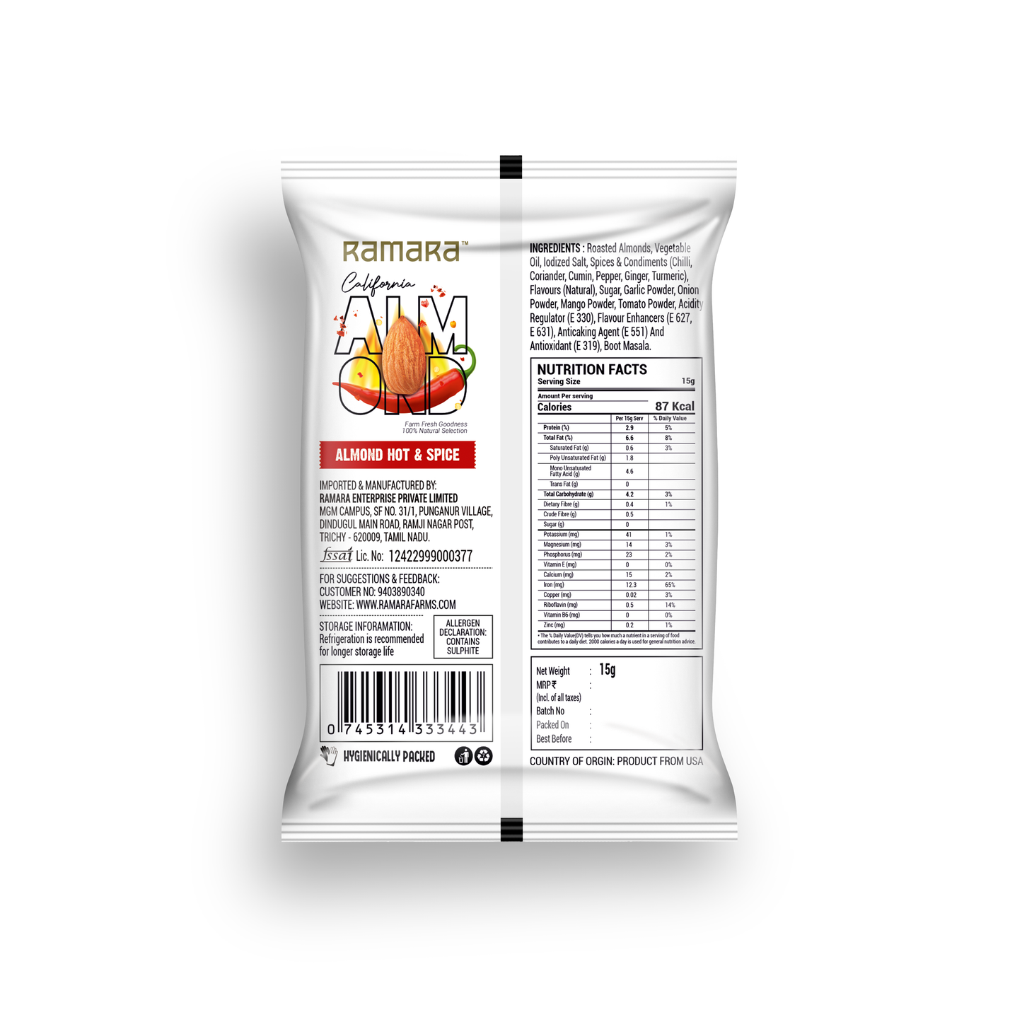 Almond Hot & Spice