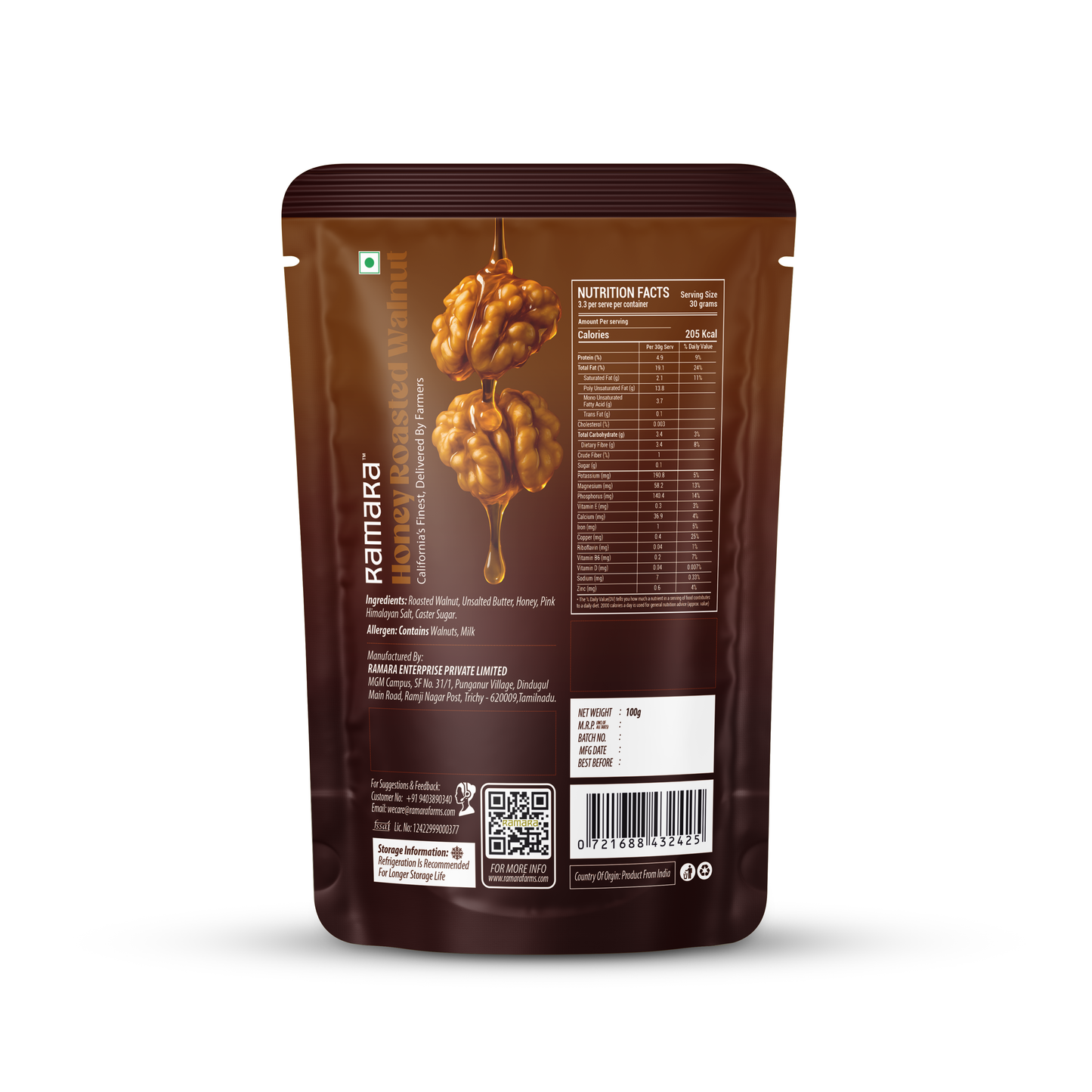 Honey Roasted Walnut