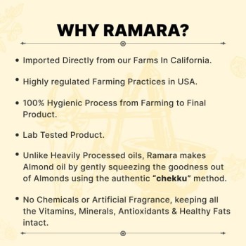 Cold Pressed Almond Oil | Buy Online | Ramara Farms