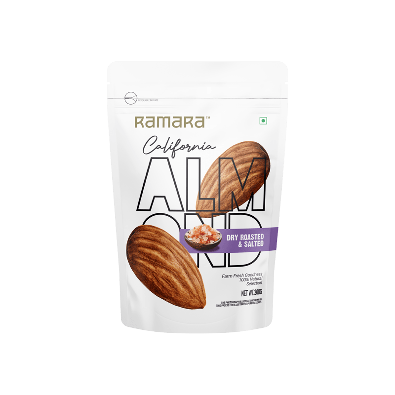 Buy Dry Roasted Salted Almonds Online | Ramara Farms