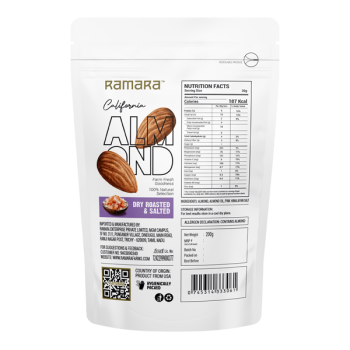 Buy Dry Roasted Salted Almonds Online | Ramara Farms