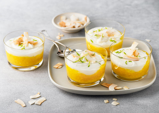 Coconut, Almond & Mango Rice Pudding