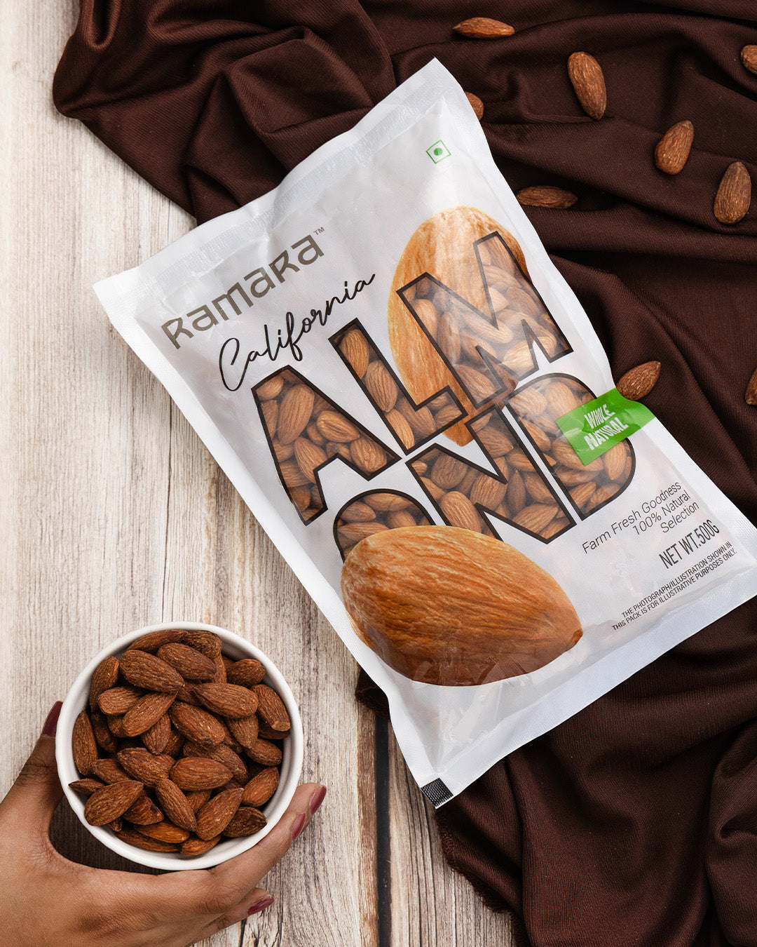 Whole Natural Raw Almonds