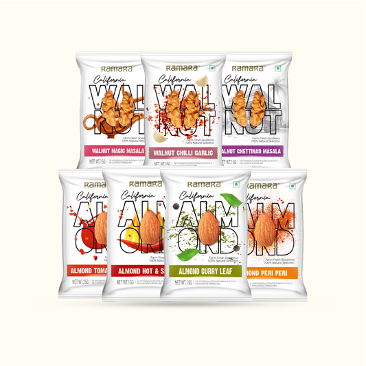 Wellness Almond & Walnut Combo (Pack of 7)